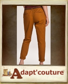 Pantalon coupe roulottée - taille 54-56